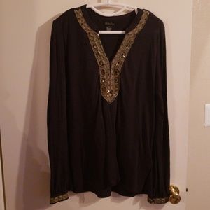 Lucky brand bohemian style top